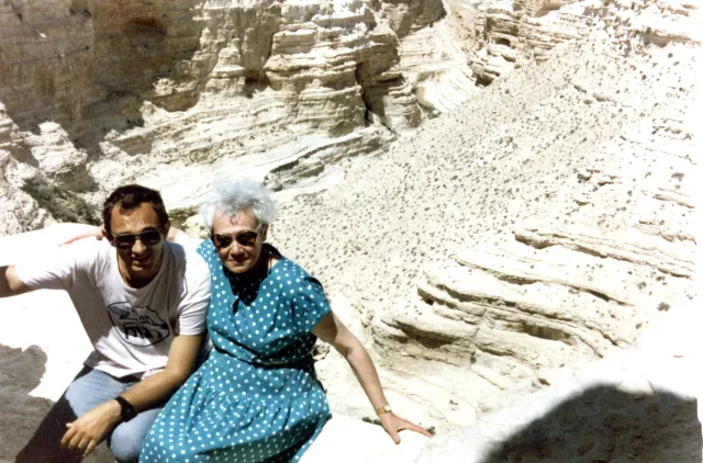 Irina Lidskaya and her nephew Mikhail Lidskiy