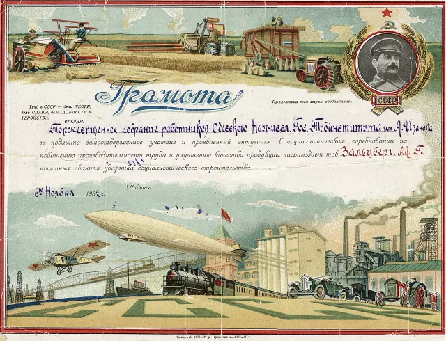 Malka Zaltzberg's award for medical work