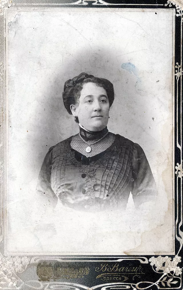 Leonid Dusman's grandmother Fania Dusman Leonid Dusman's grandmother Fania Dusman