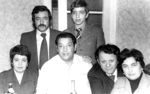 Leonid Krais with his family