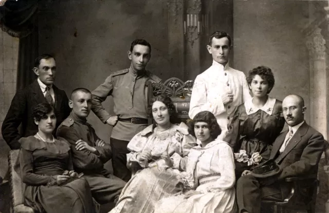 Mark Rozenfeld with his friends