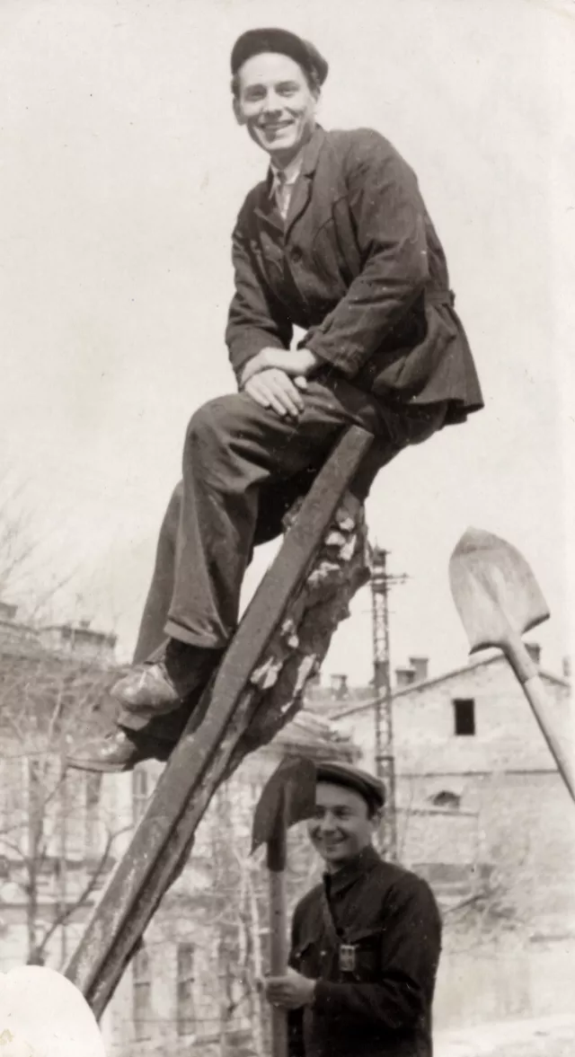 Naum Balan and his fellow student