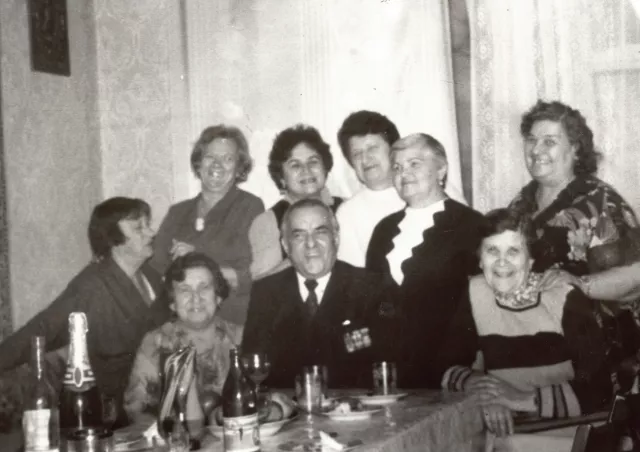 Rachel Gitelis with her former schoolmates