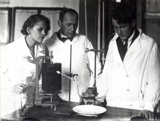 Mark Rozenberg with his post-graduate students