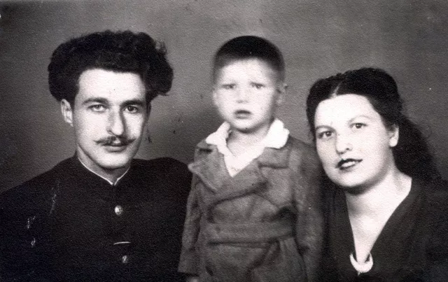 Sophia Abidor with her family