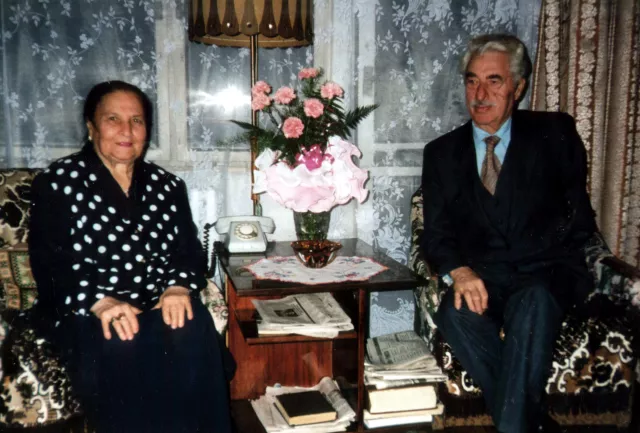 Sophia Abidor with her husband
