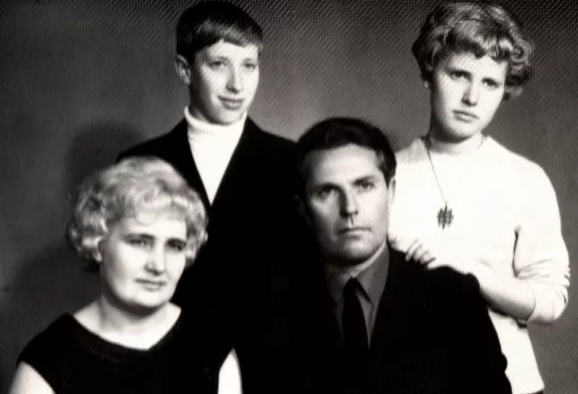 Hochman Tibor és a családja