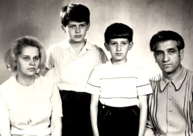 Zoltan Shtern with his family Zoltan Shtern with his family