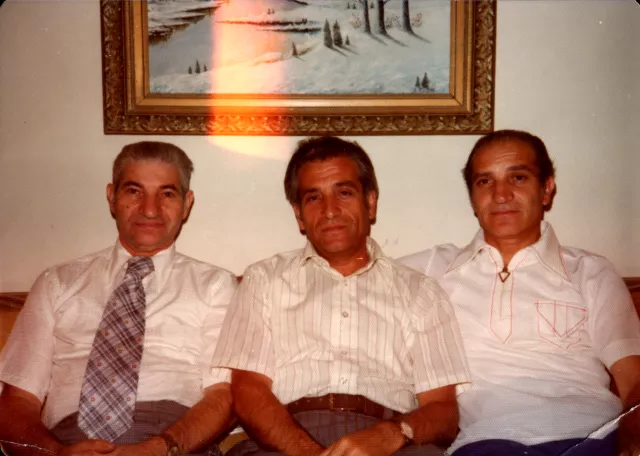 Zoltan Shtern with his brothers