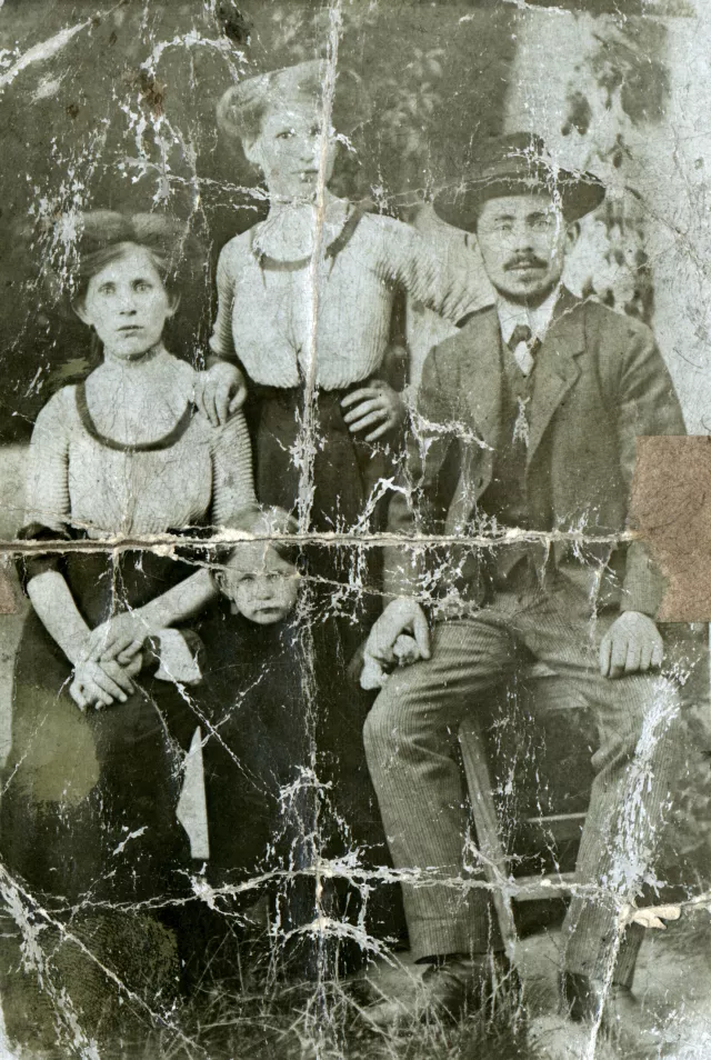 Jozef  Friedmann and family