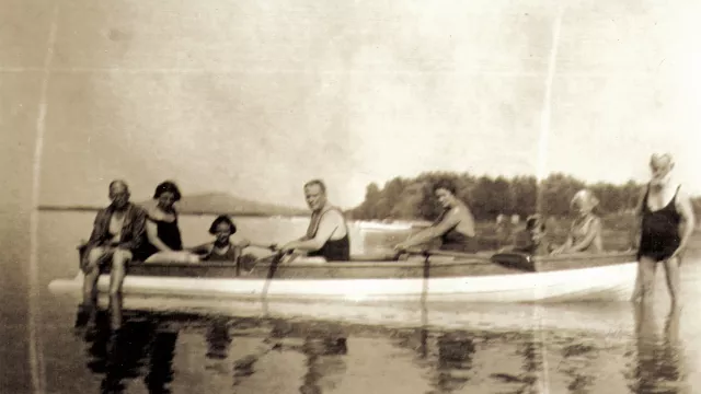 Weschler Lipót vakáción a családjával