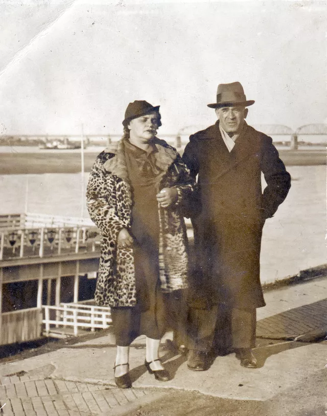 Anna and Israel Liberman in Harbin Anna and Israel Liberman in Harbin