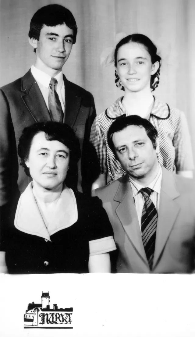 Anatoly Zauer with family Anatoly Zauer with family