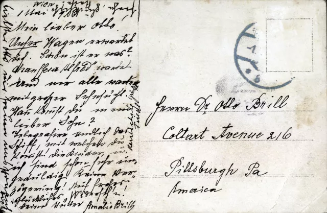 Postkarte Chauffeur Alfred