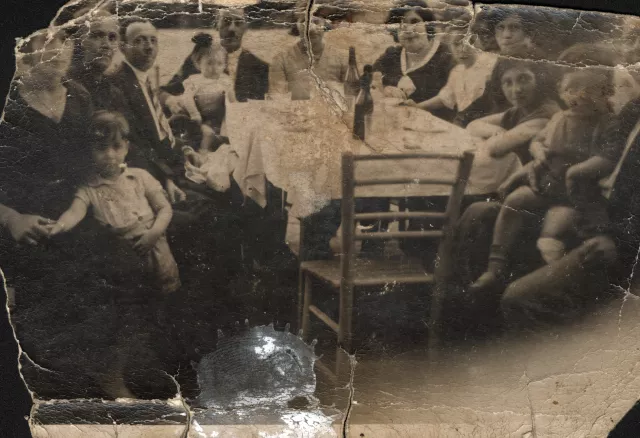 Albert Gershon with family and friends