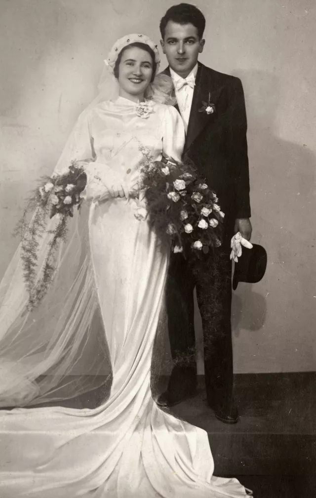 Wedding photo of Aunt Reni