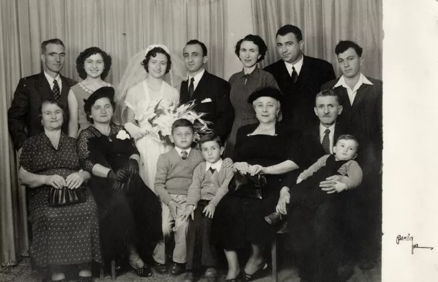 Wedding photo of cousin Reina