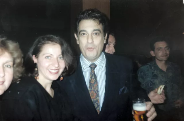 Madlen Sivova and Placido Domingo