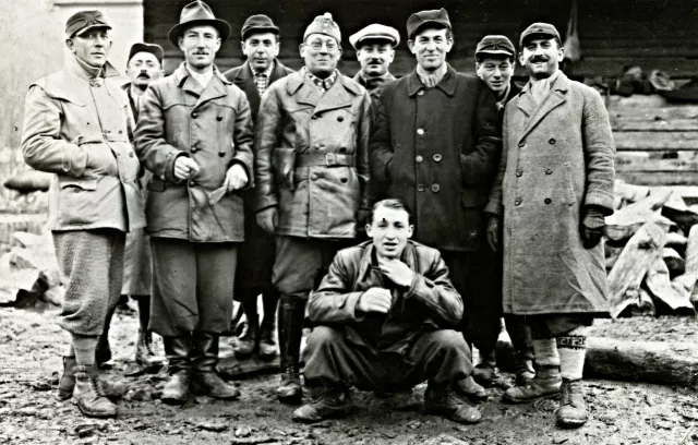 Weisz József  munkatáborban Rahón