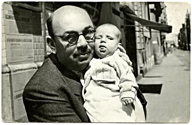 Erzsebet Radvaner's husband Vilmos Radvaner and daughter Julia