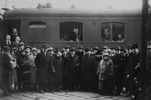 Aron Lanis auf einem Zionistenkongress