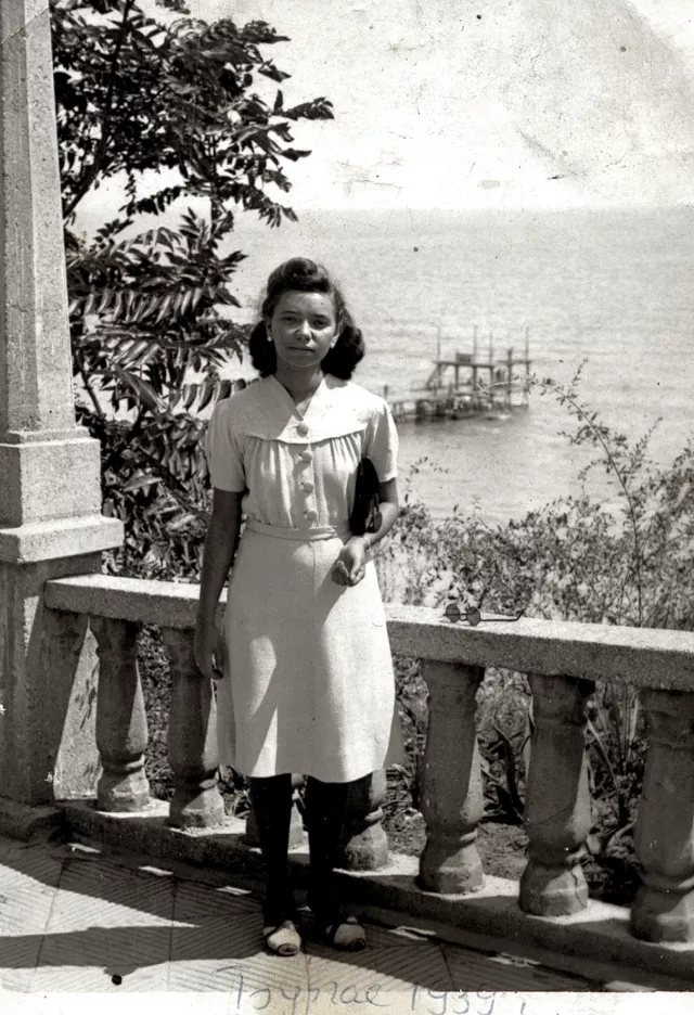 Matilda Albuhaire in the Bourgas sea garden