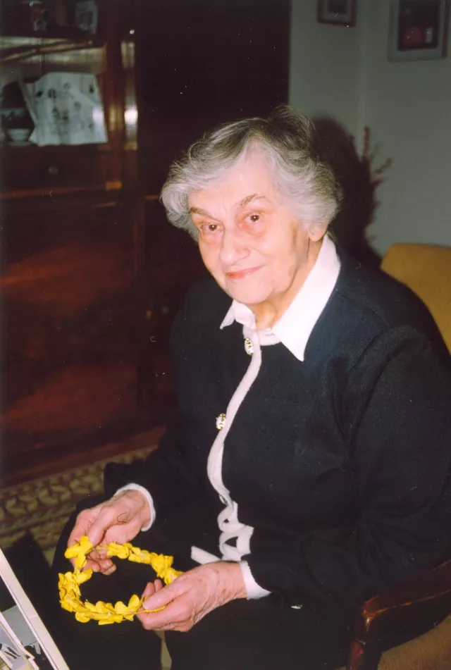 Anna Mrazkova in her apartment Anna Mrazkova in her apartment