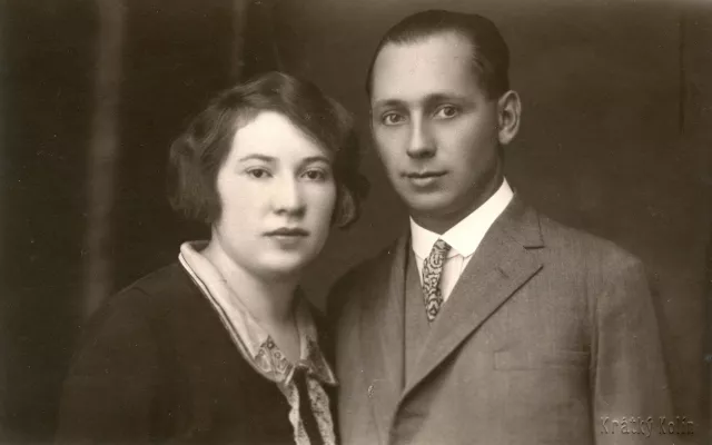 Emil Synek and Marie Synkova