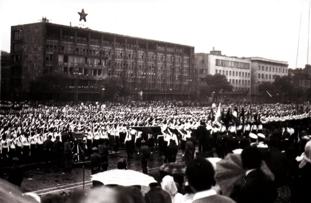 Edit Deutsch at a 1st May parade