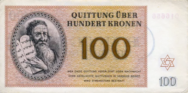 Terezin banknote