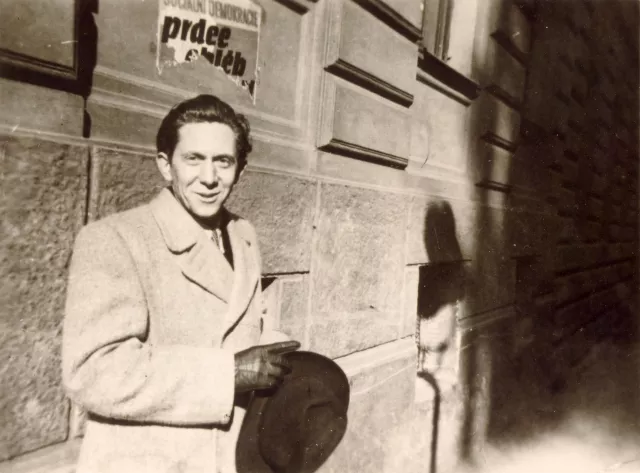 Josef Weiner out for a walk