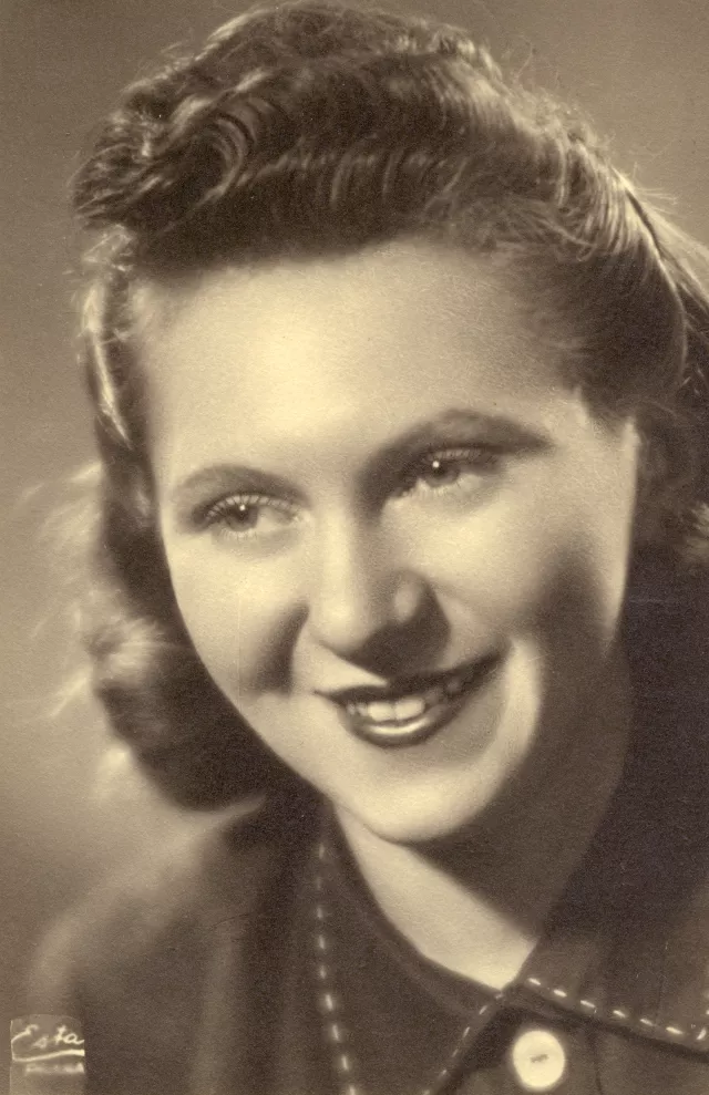 Ludmila Rutarova during the war Ludmila Rutarova during the war