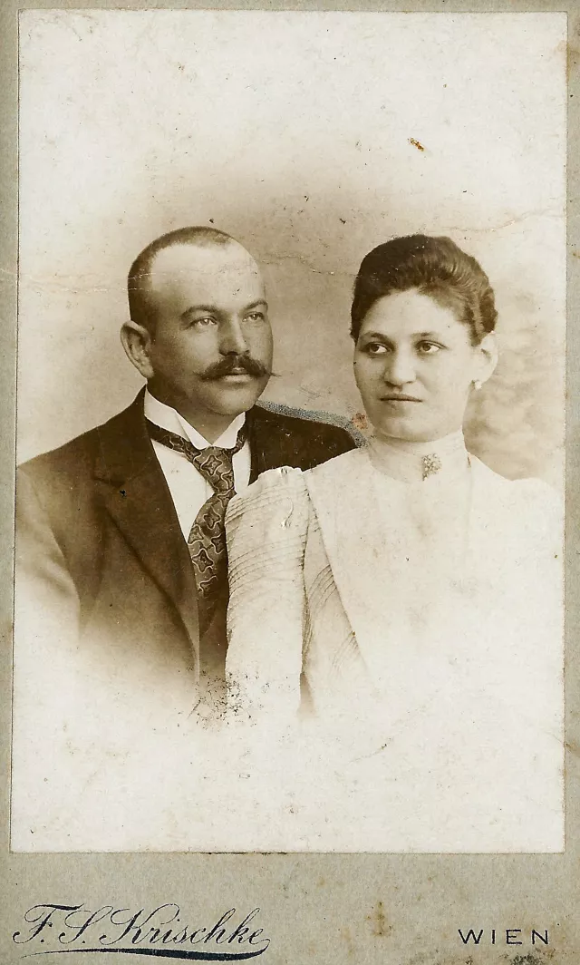 Gustav Abeles and Adela Abelesova Gustav Abeles and Adela Abelesova