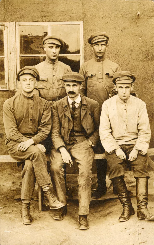 Julian Glas in Russian captivity during WWI