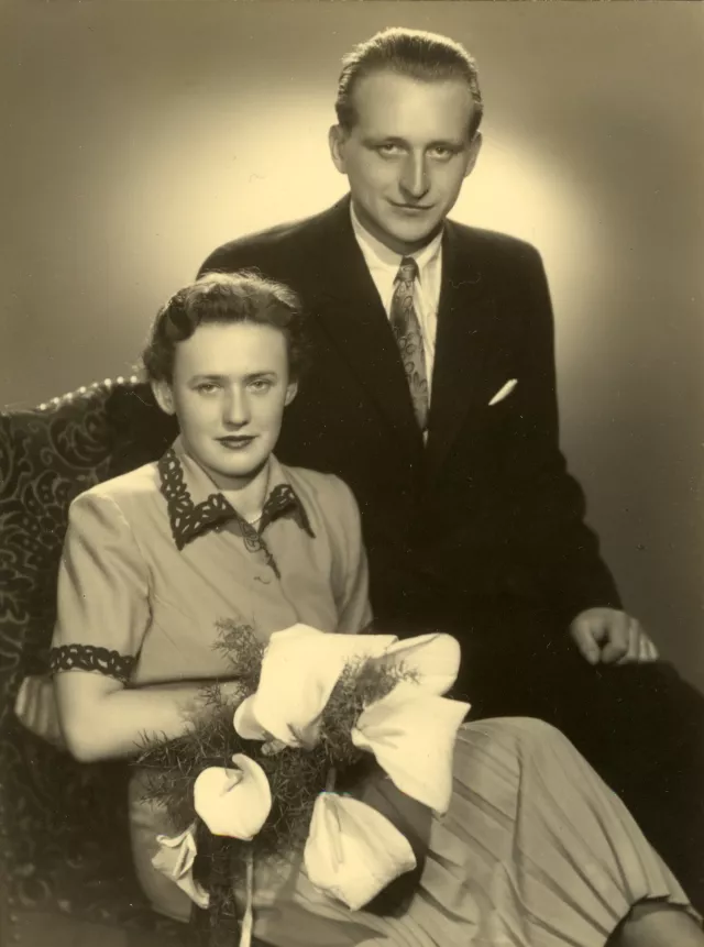 Milena Prochazkova's wedding photo