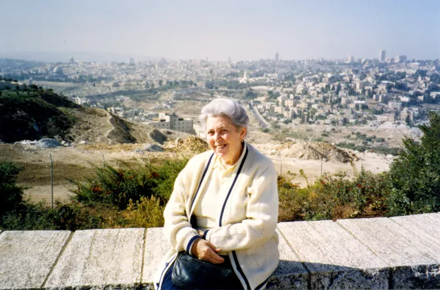 Marietta Smolkova in Jerusalem Marietta Smolkova in Jerusalem