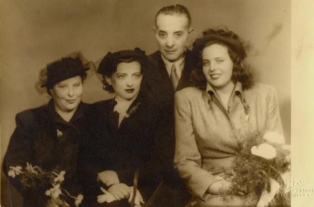 Wedding day of Ruth Goetzova's stepsister Vera