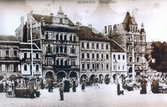 Jakob Kollmann's store in Ceske Budejovice