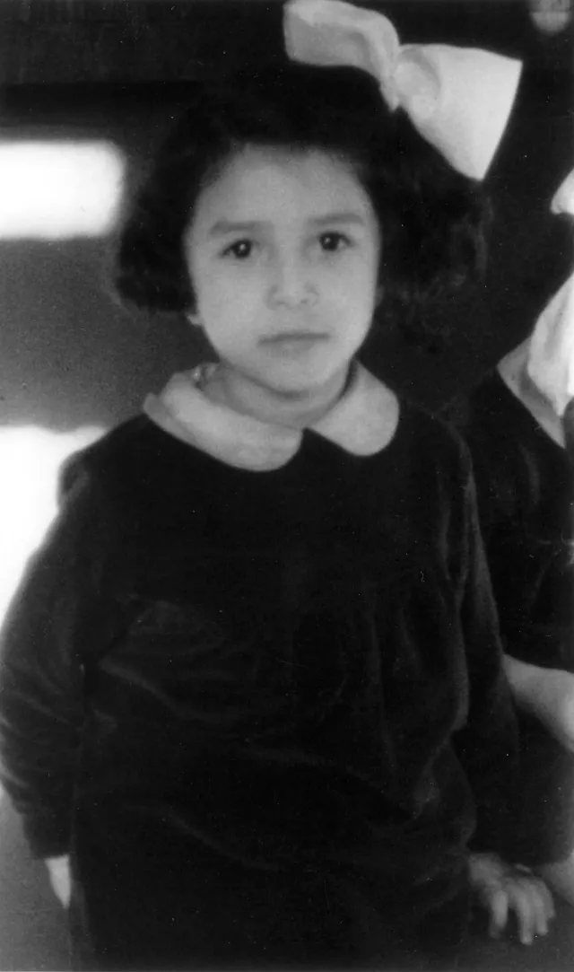Zuzana Minacova as a child