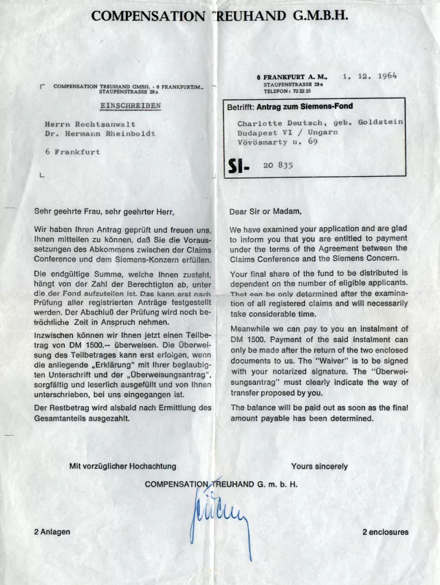 Kárpótlási levél Kárpótlási levél