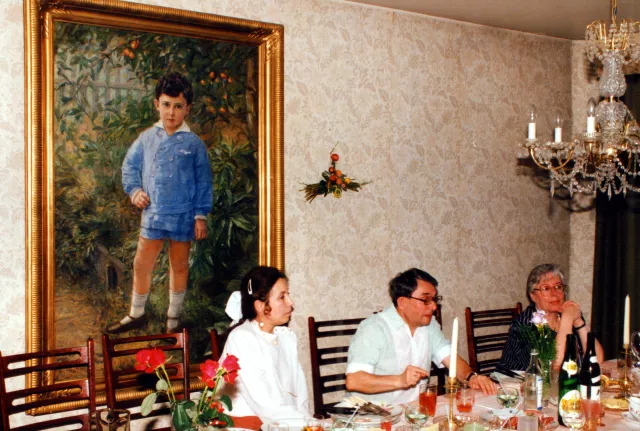 Anatoli Kraemer with his wife Mayli and cousin Ilana