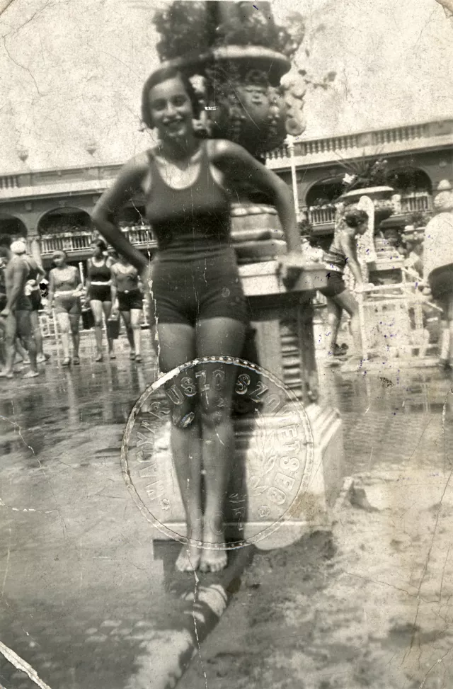 Szécsi  Endréné úszóigazolványa