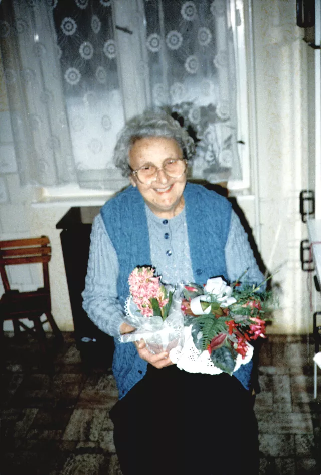 Pollák Béláné 80. születésnapján