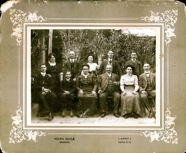 Weisz Gábor és családja