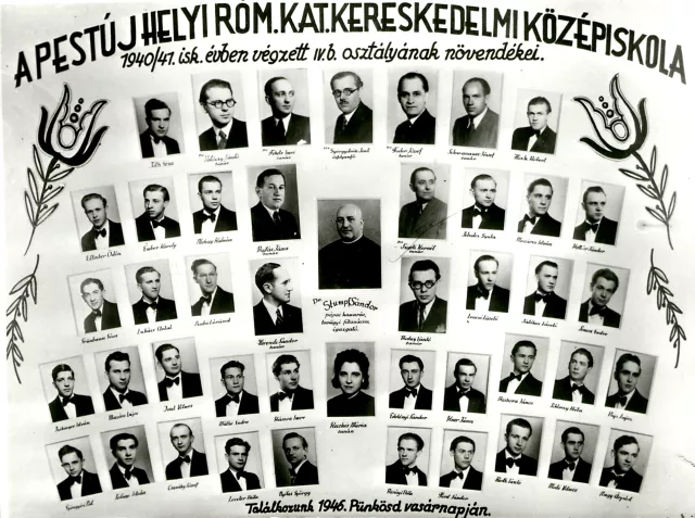 Gömöri Géza kereskedelmi iskolai tablója