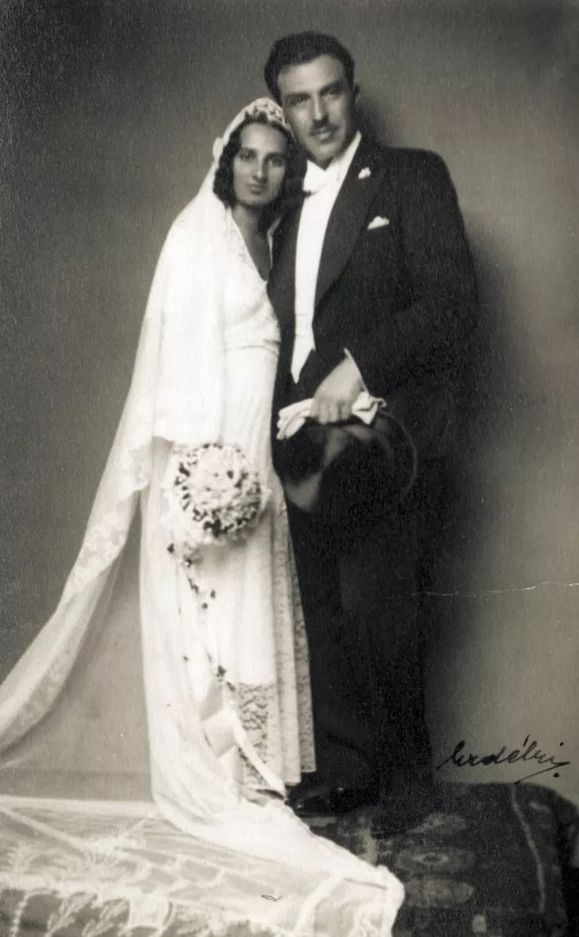 Kárpáti József és Járai Magdolna esküvõi képe