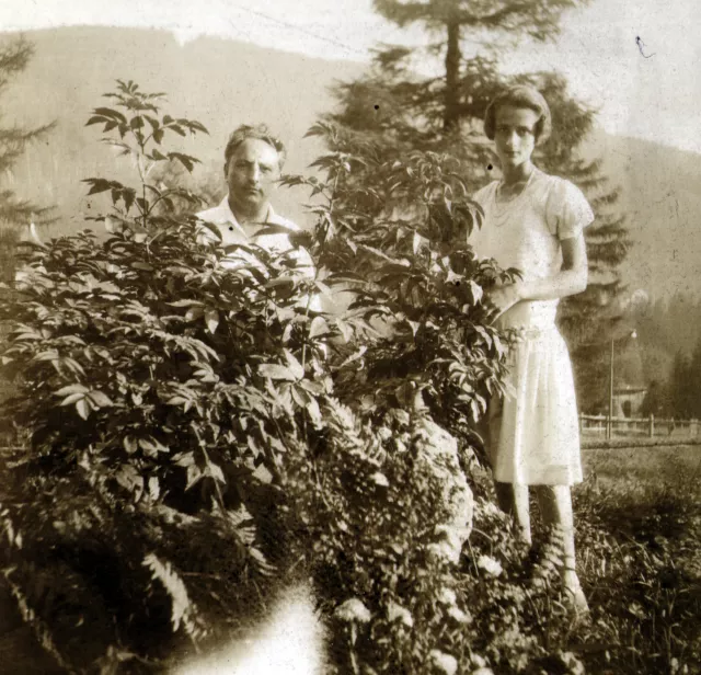 Járai Lajos a lányával