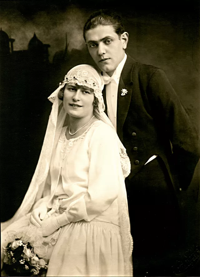 Schwarcz Imre és Ander Rózsa esküvõje