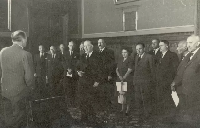 Miksa Domonkos at decoration ceremony in Budapest Parliament Miksa Domonkos at decoration ceremony in Budapest Parliament