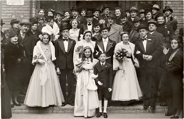 Medi Schwartz'a wedding at the Dohany Street synagogue